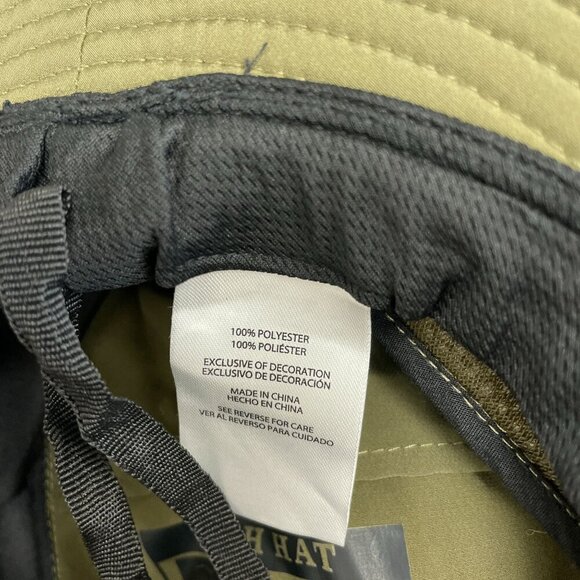 NWOT Unisex Orvis Tech Hat Khaki UPF 50+ Packable Chin Strap Adjustable - Picture 5 of 5